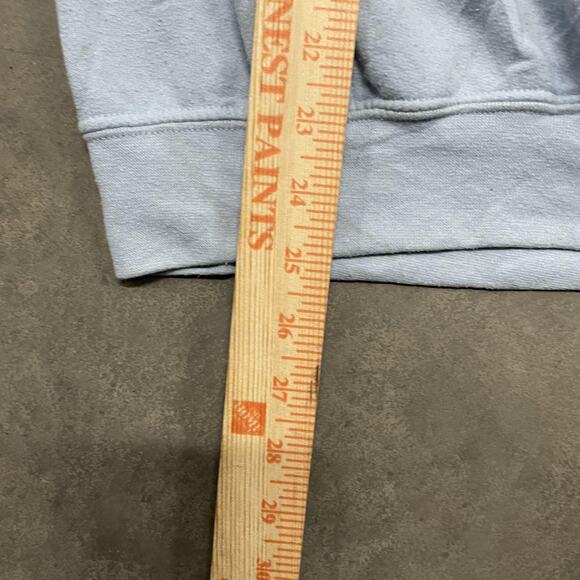 Virginity Rocks Hoodie Mens Medium Light Blue Danny Duncan Pullover Graphic - Picture 4 of 6